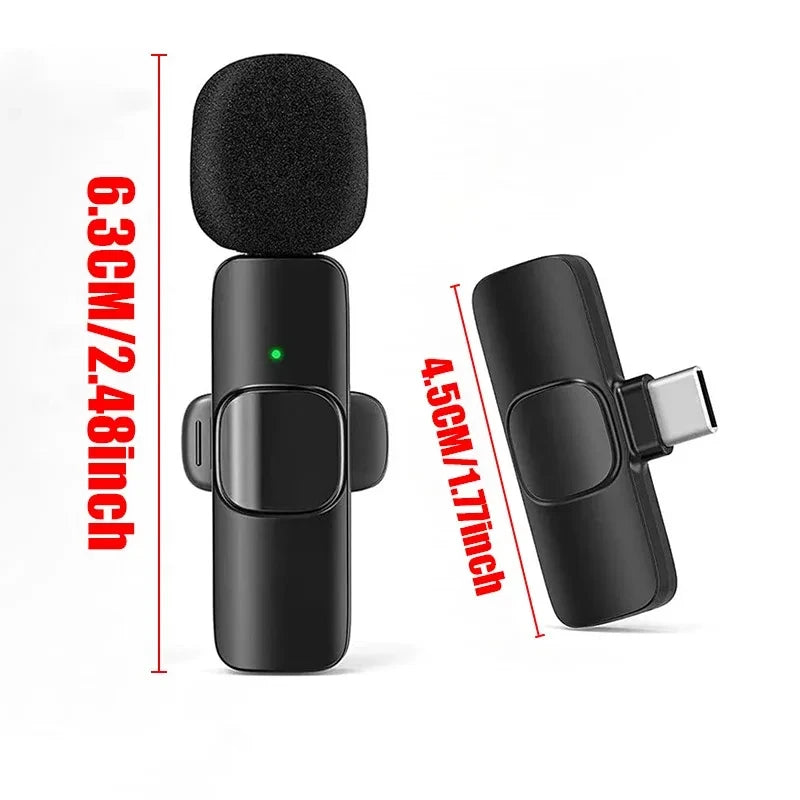 Wireless Lapel Microphone for Mobile