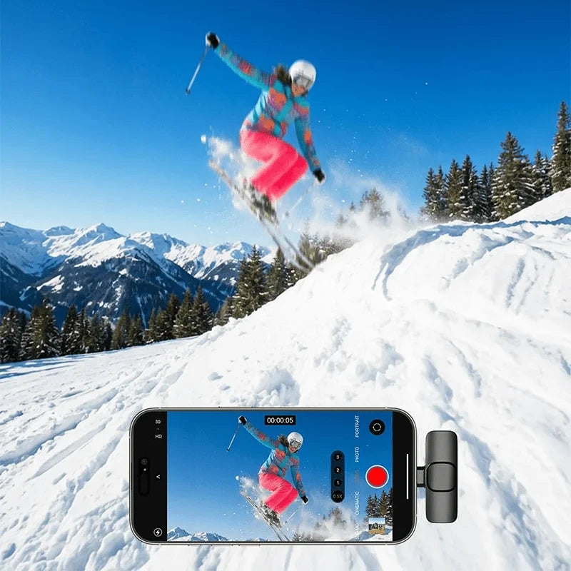 Wireless Lapel Microphone for Mobile