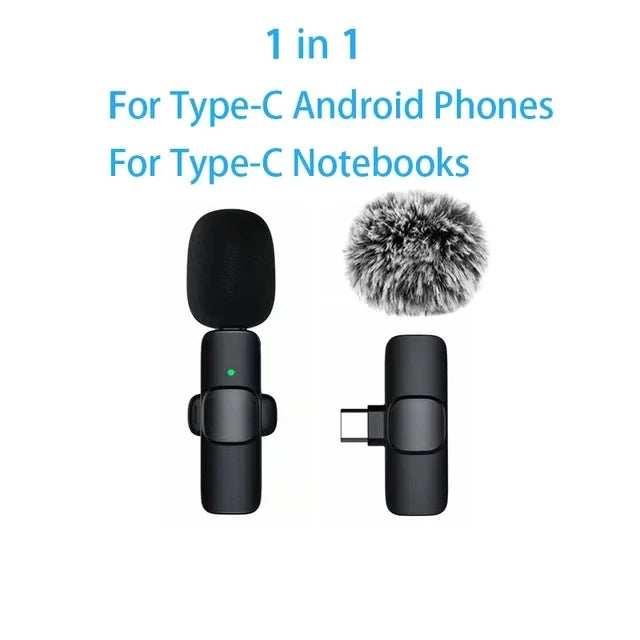 Wireless Lapel Microphone for Mobile