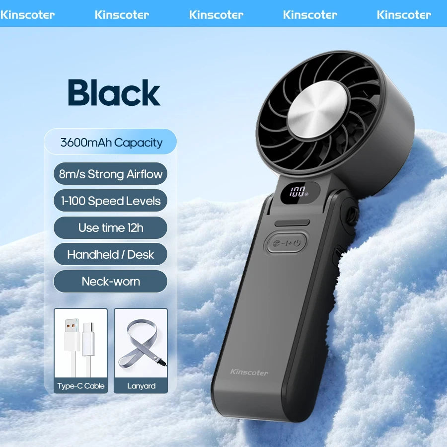 Portable Foldable Handheld Cooling Fan