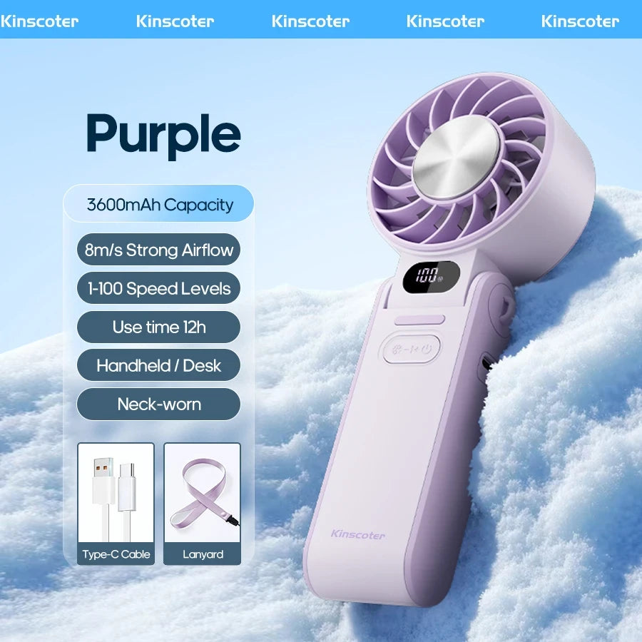 Portable Foldable Handheld Cooling Fan