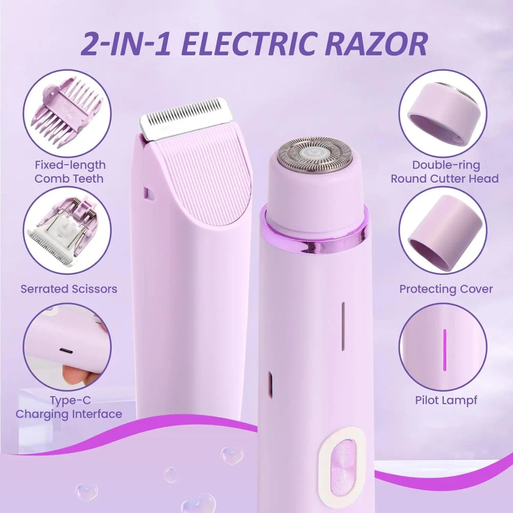Two-in-One Electric Bikini Shaver