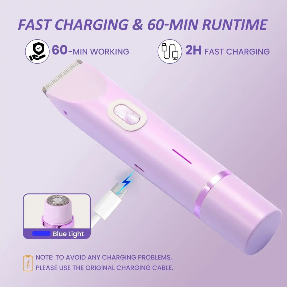 Two-in-One Electric Bikini Shaver